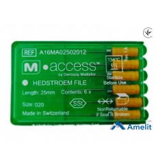 Інструмент ручний H-File M-Access №20 (Dentsply Maillefer), 6 шт./пак.